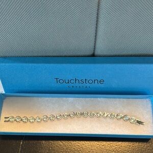 Touchstone Crystal White Ice Bracelet